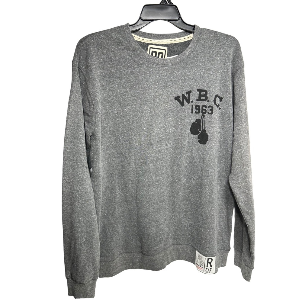 Roots of Fight WBC 1963 Boxing Sweatshirt Mens XL Gray Crewneck Pullover ROF